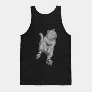 British Shorthair Inline skating Roller skates Tank Top